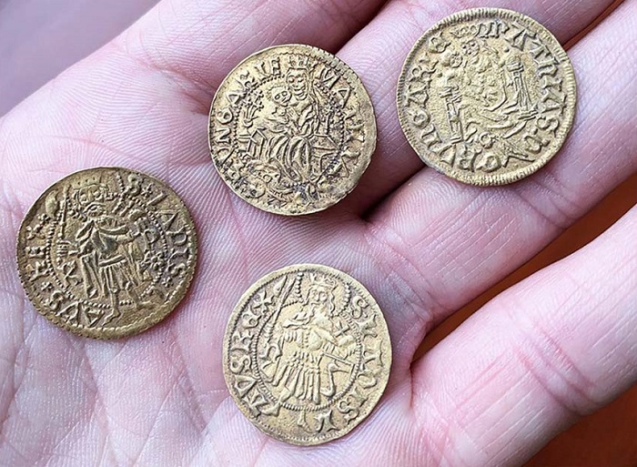 Monedas de oro del reinado de Matías I de Hungría (1458-1490)
