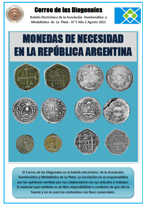 El Correo de las Diagonales”, boletín nº 5 de la Asoc Numismática y  Medallística de La Plata, Argentina – Crónica Numismática