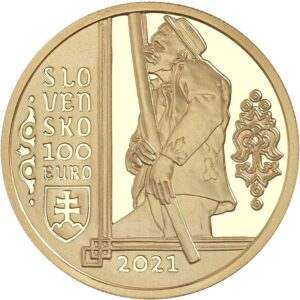Anverso de la moneda de oro dedicada a la fujara