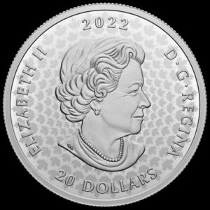Anverso de la moneda de plata dedicada por la Royal Canadian Mint al 'ferrocarril subterráneo'
