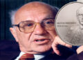 Milton Friedman, Premio Nobel de Economía, en 15.000 forintos húngaros