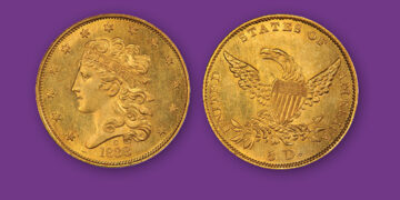 Nuevo récord: Media Águila de 1825 por más 4 millones de dólares en Stack’s Bowers Galleries